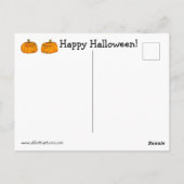 Funny Halloween Citrouille Humour carte postale (Dos)