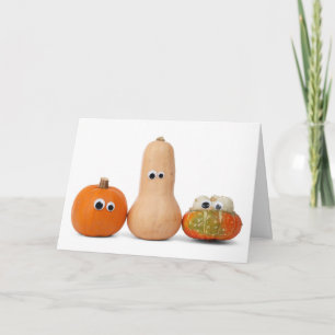 Funny Halloween Citrouilles carte de voeux personn