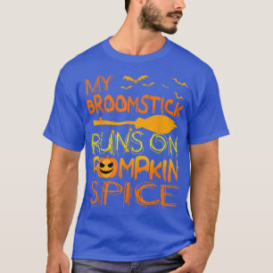 Funny Halloween Costumes My Broomstick werkt op Pu T-shirt