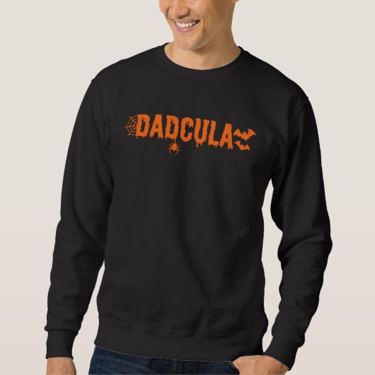 Funny Halloween Dadcula Trui (Voorkant)