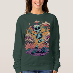 Funny Halloween Danskeleton Trui