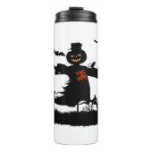 Funny halloween design met scarecrow thermosbeker (Voorkant)