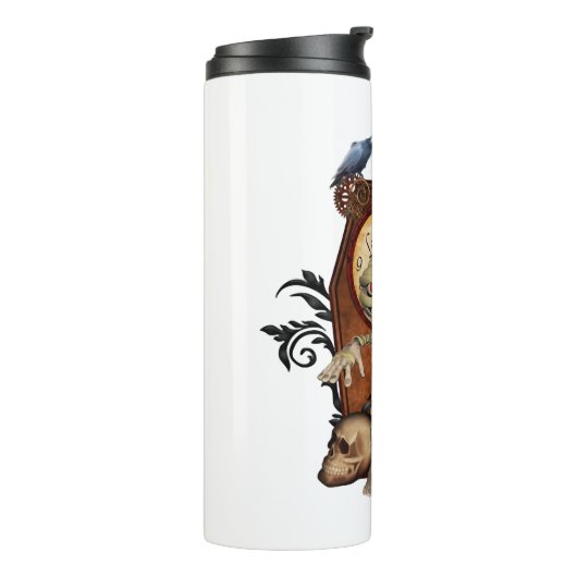 Funny halloween design thermosbeker (Gedraaid links)