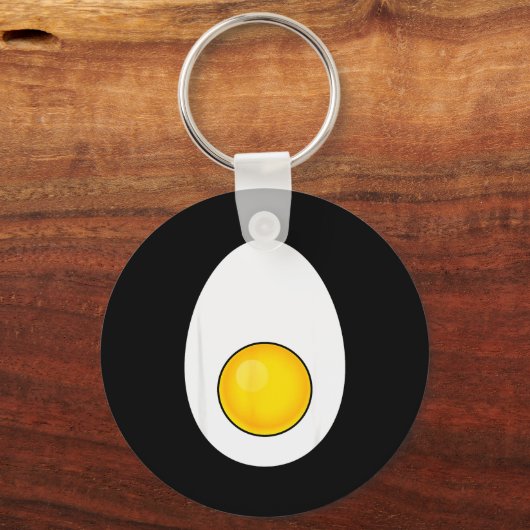 Funny Halloween Deviled Egg Costume Men Women Fun Sleutelhanger (Voorkant)