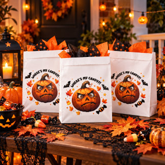 Funny Halloween Favor Bag  Bedankzakje