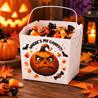 Funny Halloween Favor Box Bedankdoosjes