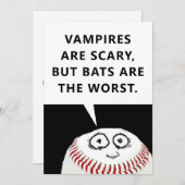 Funny Halloween Feestdagenkaart (Voorkant / Achterkant)