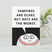 Funny Halloween Feestdagenkaart (Staand voorkant)