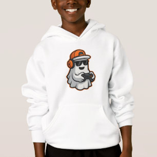 Funny Halloween Ghost Gamer Pixel Video T-Shirt