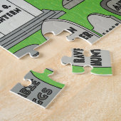 Funny Halloween Gravestone Legpuzzel (Zijkant)