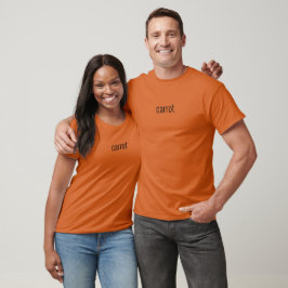 Funny Halloween groep costume sinaasappel Carrot T-shirt