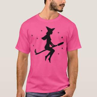 Funny Halloween Heksen Golfstok Shirt Dames Golfe
