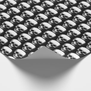 Funny  Halloween horror skulls feestelijk Cadeaupapier