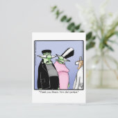 Funny Halloween Humor Briefkaart (Staand voorkant)