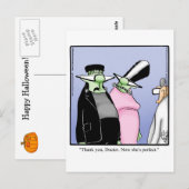 Funny Halloween Humor Briefkaart (Voorkant / Achterkant)