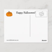 Funny Halloween Humor Briefkaart (Achterkant)