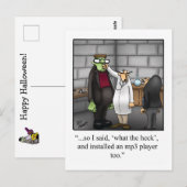 Funny Halloween Humor Briefkaart (Voorkant / Achterkant)