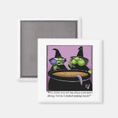 Funny Halloween Humor Magnet Magneet (Voorkant / Achterkant)