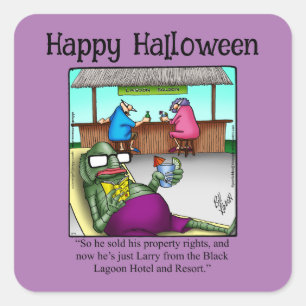 Funny Halloween Humor Sticker