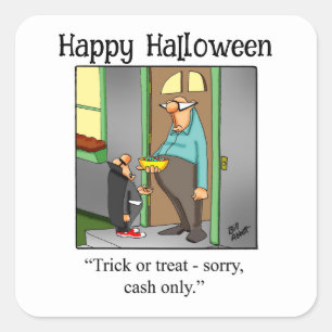 Funny Halloween Humor Sticker