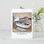 Funny Halloween Humour Carte de voeux (Debout devant)