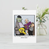 Funny Halloween Humour Carte de voeux (Debout devant)