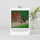 Funny Halloween Humour Carte de voeux (Debout devant)