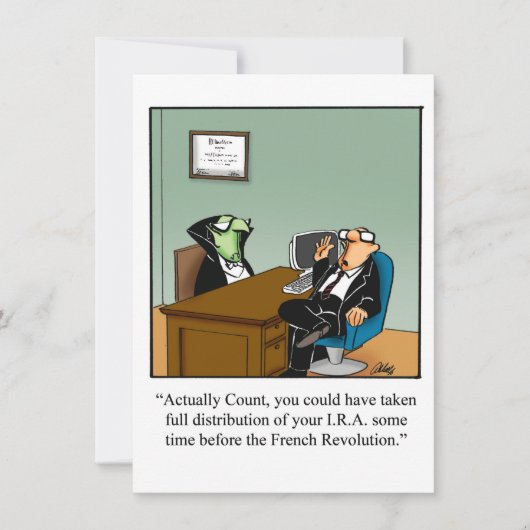 Funny Halloween Humour Carte de voeux (Devant)