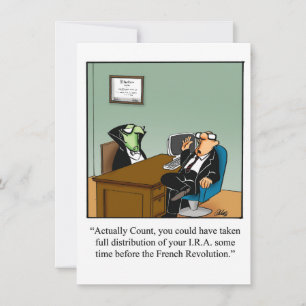 Funny Halloween Humour Carte de voeux