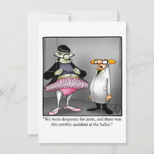 Funny Halloween Humour Carte de voeux
