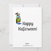 Funny Halloween Humour Carte de voeux (Dos)