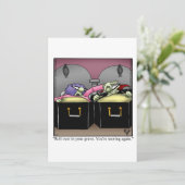 Funny Halloween Humour Carte de voeux (Debout devant)