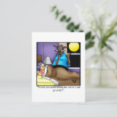 Funny Halloween Humour carte postale (Debout devant)