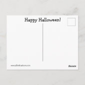 Funny Halloween Humour carte postale (Dos)