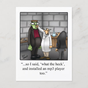 Funny Halloween Humour carte postale