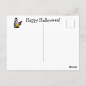 Funny Halloween Humour carte postale (Dos)