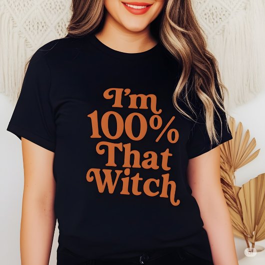 Funny Halloween Im That Witch Tri-Blend Shirt