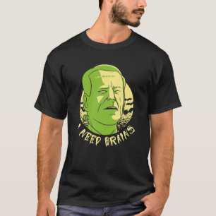 Funny Halloween Joe Biden Zombie Ik heb breinen no T-shirt