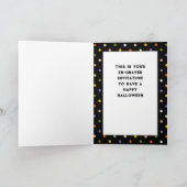 Funny Halloween Kaart (Binnen)