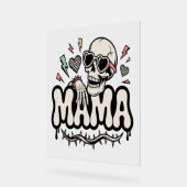 Funny Halloween Mama Cool Skull (Angle)