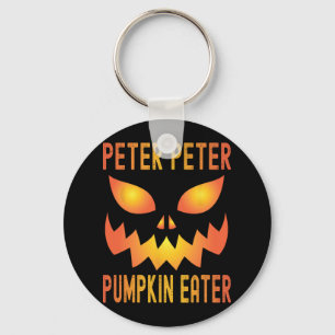 Funny Halloween Matching Costume Peter Pumpkin Eat Sleutelhanger