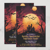 FUNNY Halloween Party Invitation (Devant / Derrière)