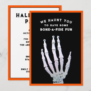 Funny Halloween Party Kaart