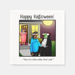 Funny Halloween Party Napkins Servet
