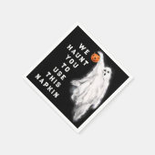 Funny Halloween Party Servet (Hoek)