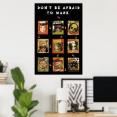 Funny Halloween Poster (Thuiskantoor)