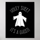 Funny Halloween Poster - Holey Sheet It's A Ghost (Devant)