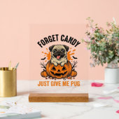 Funny Halloween Pug Forget Candy Conception de T-s (Mariage)