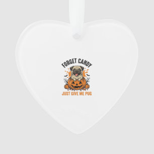 Funny Halloween Pug Forget Candy Shirt Design_1