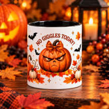Funny Halloween Pumpkin Mug